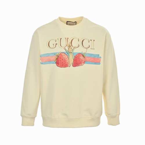 Gucci 古驰 24Fw 趣味卡通印花圆领卫衣 420克重纯棉面料毛圈底定制32支2*2螺纹 成衣两遍水洗处理 面料舒适亲肤无异感 定制定染面料 纺织密度高