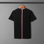 贸易正品 thom Browne 汤姆布朗背后织带T桖 款号Bln1257 官网同步开售 24Ss夏季新品 客供官方定制面料 220克60支双股100长绒棉 定