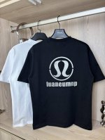 款号：Dc 96# Lululemon 露露反光银立体印花短袖T恤 280克纯棉双砂面料 所有面料均已提前做过缩水 品质第一 所见即所得 不会洗一次版型就有所变