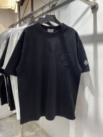 款号：Zmr42# 蒙口 Moncler胸口3D立体万针精密刺绣大标短袖T恤 正儿八经280克纯棉双砂面料 所有面料均已提前做过缩水 品质第一 所见即所得 不会