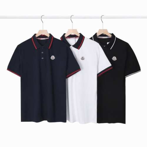 2607#蒙口polo衫翻领短袖 颜色：黑 白 宝蓝 尺码：M-XXL 面料：230g拉架珠地棉