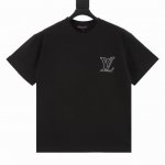 Louis Vuitton 路易威登 25Ss Logo及四叶草烫银短袖T恤 购入原版开模打造，全套定制辅料，所有细节完美还原 定织定染260G纯棉双纱紧密棉面