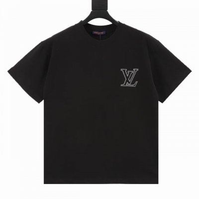 Louis Vuitton 路易威登 25Ss Logo及四叶草烫银短袖T恤 购入原版开模打造，全套定制辅料，所有细节完美还原 定织定染260G纯棉双纱紧密棉面