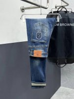 主推.长期有货 杰尼亚 高品质 2025官网高端新品原单少数帅爆牛仔裤 百分百原单 百搭神器 今年最新流行的风格设计款式 采用进口棉花制作成的单宁布 上身舒适