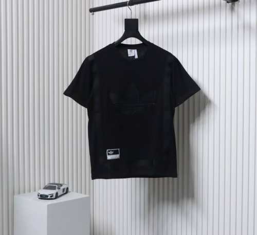 Adidas 阿迪达斯三叶草短袖T恤刺绣Logo上衣 定织定染240G长绒棉 Vvic秀场内购 丝网印花 全新定制联名款领标织唛 尺码S-Xxl