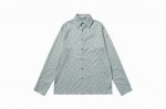 9085# 针织提花高弹面料 Dior高品质面料新款经典款老花迪奥高密度针织毛衣提花衬衫，面料底布是毛衣织法，面布卫衣提花织法，高弹力高密度面料厚度380克，宽