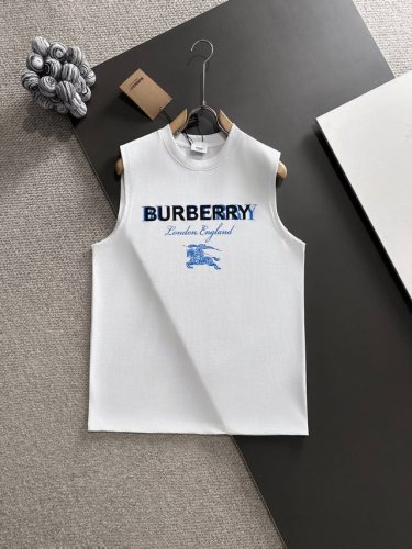 burberry* 市场独家品质 爆款 2025夏款背心上新 原高版本 巴宝莉 面料采用340克高密度定制棉 不变形 不缩水 立体垂感爆表 工艺介绍：前幅采用硅