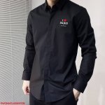 h736 Ba 巴黎世家 专柜同步有售，时尚休闲翻领长袖衬衫，进口原版科技面料，做工极为复杂，唯一可以做代购级别的渠道狠货，经典印花工艺字母Logo，档次极高，