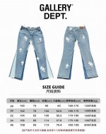尺码上身 170-款号T18 gallery Dept.克罗贴皮十字架牛仔喇叭裤洗水做旧拼接牛仔裤 牛仔洗水厂，在这个过程中洗水厂老板帮忙介绍了一位，曾经供职于