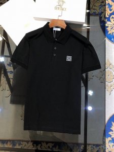 纪梵希 小刺绣 2025夏季男士新款翻领短袖polo衫 定制面料 透气舒适度高 细节无可挑剔 品牌元素设计理念 体现高品质 手感细腻柔软 呈现休闲裁剪 上身版型