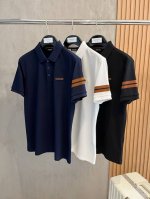 杰尼亚 %新疆长绒棉 面料柔软舒适透气 2025 夏季 限量款短袖Polo系列 ：-