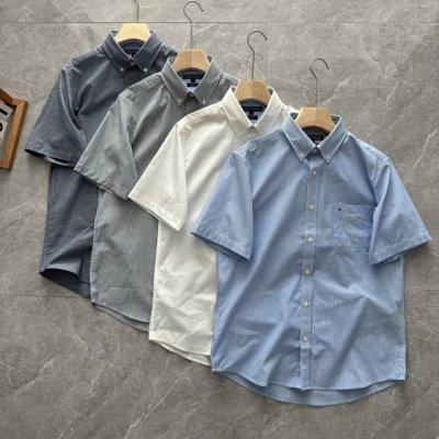 发 ！Tommy汤米最新款！东莞联泰益达代工出货！他家常年代工polo，Tommy！有大码！ 夏季新款一批T家原货短袖衬衫福利给大家！ 主要是现阶段市面流通的优