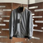 qiu Zegna 杰尼亚 2025早秋新款原单男士立领风衣夹克外套 双面穿官网同步售卖 爆款 高版本 简约时尚经典百搭 胸前绣Logo标设计 采用原版进口10