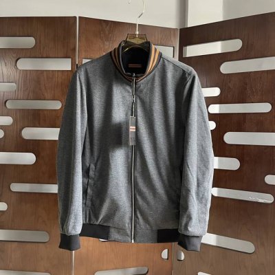 qiu Zegna 杰尼亚 2025早秋新款原单男士立领风衣夹克外套 双面穿官网同步售卖 爆款 高版本 简约时尚经典百搭 胸前绣Logo标设计 采用原版进口10