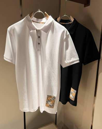 Bur*Erry 巴*莉 2025春夏新款男士短袖Polo衫，品牌最新设计元素！既不单调也不复杂,恰到好处的展现品味！客供顶级定制珠地棉面料！舒适吸汗透气根本不