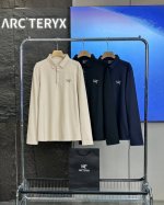 春秋款Arc'teryx始祖鸟三色Polo衫长袖卫衣 打底外穿都可以 25春季新款 面料47的聚酯纤维45的锦纶 6.7的氨纶柔软细腻贴身穿的长袖 自带棉柔感