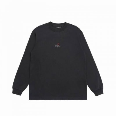 顶级复刻版本 Balenciaga 巴黎世家爱心刺绣卫衣长袖T恤 面料: 日本精细棉料，质感细腻润滑 辅料: 原版吊牌辅料 全套新款巴黎世家辅料 男女同款均可驾