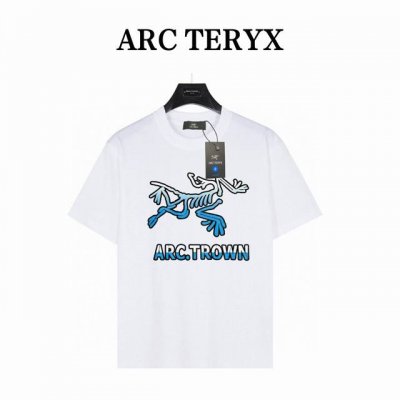 arc 鸟 家蓝色渐变 短袖T恤 款号:Szn02 白色 240克重磅小落肩100%棉T恤 Os版型 宽松有型好搭配 采用精梳紧密赛络工艺 面料更耐磨 袖口以及