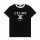 110 女款 隔天到 Celien 赛琳 2025新款 50支双冰爽棉170G面料 字母印花 标志品牌字母Logo印花工艺标识 官方同步 高版本 时尚个性 百搭