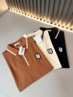Bc-Brunello Cucineli 2025春夏新款男士短袖Polo衫，众多明星都爱穿的时尚百搭单品！胸前Logo皮革超级好看,喜欢经典简约的朋友,一定不