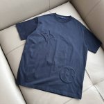 顶级最高版本 Lv路易威登Louis Vuitton 驴家1V 经典印章压花图案圆领半袖T恤短袖 男女同款 情侣款 宽松版型 最高版本 原版面料 高版本 高品质