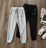 上新 喜欢宽松建议拍大一码 耐克Nike春夏季3D剪裁锥子版型运动男女同款休闲长裤。刺绣Logo,棉毛圈面料微弹 尺码:M,L,Xl,2Xl,3Xl 黑色 浅灰
