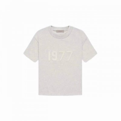 顶级新款Fear Of God Essentials Fog复线 男女情侣明星同款短袖T恤纯棉宽松 1977系列 1977是Jerry的出生年份 1977短袖高