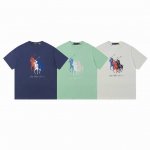 Ralph Lauren 拉夫劳伦2025夏季新款纯棉240克硅胶Polo压花圆领T恤｜907 颈部主标Logo有二维码标，可以扫码验证，采用3D硅胶立体英文字