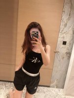 背心 均码 短裤120 Sml Calvin Klein Jeans Ck双Logo字母印花胸垫吊带背心 字母刺绣定制织带松紧腰短裤 款号：2567370412