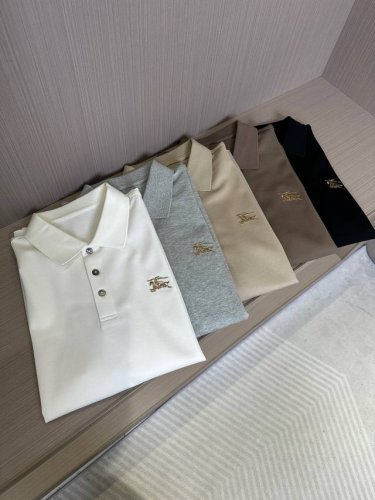 bbr家25Ss春夏新款起脚色织Polo 原版定制 进口纱线色染 袖口条纹设计，胸前刺绣最新战马Logo 时尚经典百搭 5色款 颜色：黑色，亚麻棕，卡其色，灰色