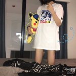 830款Supreme X 北面 The North Face 联名款 Fw17 雪山短袖T恤 男女同款 码数Smlxl 颜色黑色白色