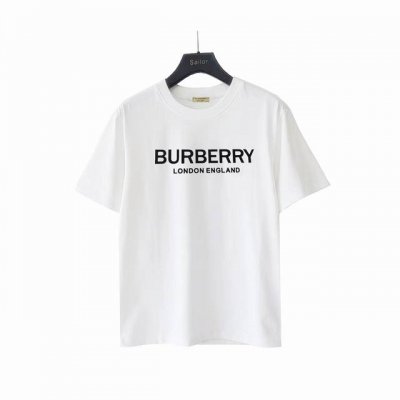 实拍细节图+细节图 Burberry 巴宝莉 胸前之母Logo印花短袖T恤 原版面料 官方同款 定制260克同缸染面料 春夏最新砖柜同步 时尚又个性 超级百搭好