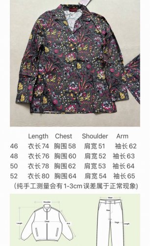 上衣 短裤 Gucci彩色植物套装