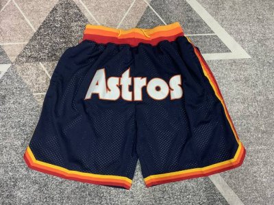 款号K105 顶级刺绣版本 Mitchell &Ness X Just Don联名太空人队复古高街刺绣球裤 篮球短裤 Just Don Nba 球队球裤系列单品