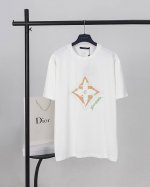 顶级版本.官网品质 Louis Vuitton*路易威登 Lv 四叶草花卉3D短袖T恤 采用原板独家定制260克32支双莎纯棉面料 质感非常柔软舒服 100%区