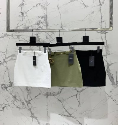 华达尼 羊毛针织包裙 半裙 Yb定制 高级质感 斜纹羊毛面料 挺括有型 有侧口袋 立体剪裁 码数Sml