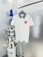 LV 路易 2025Ss夏季新款棋盘拼接字母刺绣翻领polo衫短袖 M 经典商务 高端男装的天花板级别的商务男款！ 简约时尚大气不失优雅，单穿内搭体面过人，品质