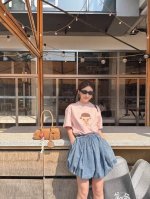 D’Z*It 25Ss春夏新款 泡泡玛特联名印花圆领短袖T恤丨独家高版出品！超级舒适的圆领T恤 日常出街必备 满满的舒适休闲风 版型完全不挑身材！包容性好遮肉显