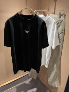 Arcter*X始*祖鸟 2025春夏新款男女同款短袖T恤，户外品牌可能大家第一想到的就是加拿大鹅、始祖鸟。给人一种标签试的感觉！除了在款式设计上颇有造诣之外，