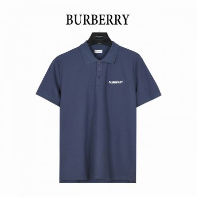 Burberry 巴宝莉 后背Tb大字母刺绣短袖polo衫 采用客供 G专用珠地面料 整衣手感柔顺 质地舒适 有弹性 前幅经典绣花标识 后背立体绣花 进口田岛机