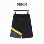 fendi 芬迪 下摆双F 满印拼接短裤 时尚型裁设计 兼具个性 简约不简单 内里工整严密,手感柔软细腻上身舒适透气撞色缝线醒目时尚 经典的金属Milano基底