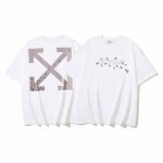 1153# Off-White纯棉260G重磅蚂蚁箭头Ants Arrow 印花短袖T恤 白色 S M L Xl