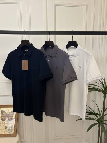 新品Lp Ss夏季新品，男士胸前经典徽标刺绣珠地网眼商务休闲短袖Polo衫！香港洋行渠道货，重磅高端级臻品，完美沿袭了Lp家的精髓与基因，胸前衣身同色刺绣徽标，