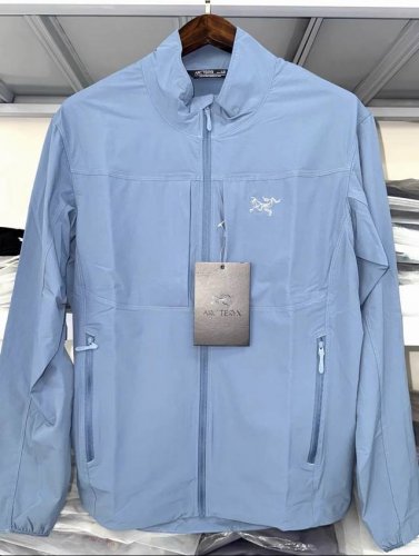 arcteryx 始祖鸟Gamma Lightweight 情侣款纯色立领软壳轻薄户外防风防晒夹克外套 Gamma Sl 升级版刺绣标Arcteryx Gamm
