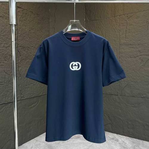 Gucci* 古驰* 2025春夏新款短袖T恤 重磅纯棉字母Logo立体硅胶 颜色：黑色 白色 安可拉红 夜幕蓝 码数：S M L Xl Xxl