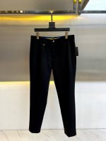 p260 Zenga杰尼亚、2025Aw春季新品高端精纺科技混纺面料直筒西裤，男士Z字金属铭牌扣饰基础百搭款商务休闲长裤！高端精纺科技材质打造，厚度适中，垂顺感