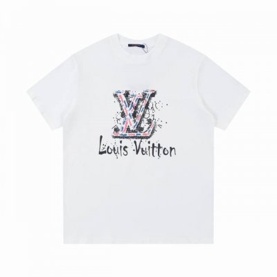 Lv Louis Vuitton 面料- 采用260克双纱.索罗纳螺纹定织定染 工艺- 日本进口“兄弟”印花机喷绘而成 辅料- 全身定制辅料 尺码Xs S M