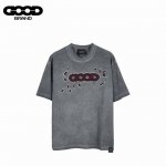 goodbrand 25Ss 做旧磨破炒色短袖T恤 采用32支双纱 260克重面料 进口针织针梳棉进行制作，厚度适中，有垂感又有轮廓型，上身就是一个舒适！！对微