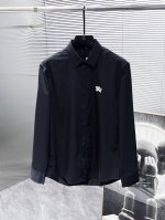 巴宝莉 Burberry 2025Ss新款长袖 衬衫 衬衣，高端版本！专柜定制面料 透气舒适度高，细节无可挑剔，品牌元素设计理念，体现高品质。手感细腻柔软！呈现