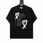 高版本Maisonmargiela 马吉拉 爱心字母短袖，男女同款。 满满的高级感 性价比超高 手感超级柔软、细腻、柔软和不起球且不变形 260G纯棉品质，后领